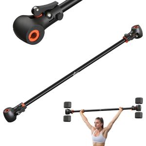 Sportneer Dumbbell to Barbell Converter Bar Heavy-Duty, Adjustable Fit, Tool-Free Setup, Up to 200 lb Capacity, barbell converter Bar for Squats, Bench Press, Deadlifts, Home Gym