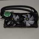 Thermalright Frozen Notte 240 Black ARGB V2 Water Cooling CPU Cooler,240Black CPU Cooler Specifications, Double PWM Fans, S-FDB Bearings, Suitable for AMD/AM4 AM5,Intel LGA 1700/1150/1151/1200/2011