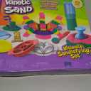 Kinetic Sand, Ultimate Sandisfying Set with 2lbs Play Sand (Pink, Yellow & Teal), 10 Tools & Molds, Sensory Toys for Kids Ages 7 and up