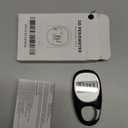 Simple Pedometer for Walking, Accurate Step Tracker with Carabiner, 3D Step Counter for Men Seniors (Black)