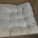 Floor Pillows Set of 2, Velvet Meditation Cushion for Adults, 22" Square, 2pack