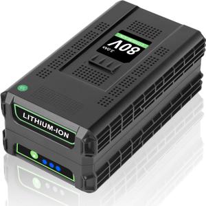 80V Battery Compatible for Greenworks 80V Battery Replacement, 3.0Ah Lithium Ion Battery Compatible for Greenworks Pro 80 Volt Battery GBA80200 GBA80250 GBA80300 Cordless Power Tools