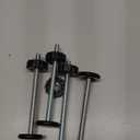 4 PCS Baby Gate Replacement Parts, 8MM Baby Gate Spindle Rods, Hardware Parts Kit for Pet & Dog Pressure Mounted Safety Gates, Extra Long Tension Gate Extender