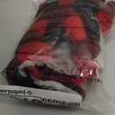 Malier Winter Coat for Dogs - Classic Plaid Fleece Cold Weather Jacket With Pocket, Windproof Warm Vest Clothes for Small Medium Large Dogs (Red, Medium)