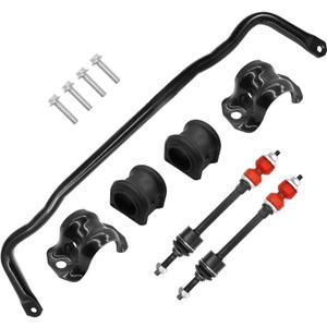 55398938AC Front Suspension Stabilizer Bar Set Sway Bar End Links Kit with Bushing Fits for Dodge Ram 1500 2009-2018, for Ram 1500 Classic 2019-2022, Replace K80894 55398938AB