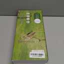 Outdoor Rain Gauge with Lights, Metal Mantis Rain Gauge with Lights, Height Adjustable, Large Capacity, for Garden, Deck, Lawn, Patio, Farm