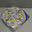 Retisee 12 Pcs 10'' Capri Lemon Party Decoration Paper Lantern for Bridal Shower Wedding Graduation Amalfi Coast Blue Tiles Yellow Mediterranean Party Paper Lantern Hanging Decor for Lemon Birthday