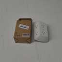 GE 6-Outlet Extender, 2 Pack, Grounded Wall Tap, Adapter Spaced Outlets, 3-Prong Outlet Splitter, Multiple Plug, Quick and Easy Install, Cruise Essentials, UL Listed, White, 40222