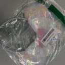 Castle Bow Headband with Floral Mouse Ears - Lightweight Sparkle Hair Accessory for Theme Park, Party & Celebration (Pink & Blue Castle)