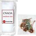 (9" x 10") 20-Pack Reusable Vacuum Seal Food Bags (Vacuum Sealer Machine Not Included), Compatible with CNAOA Vacuum Sealers