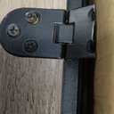 HOOBRO Foldable End Table, C Shaped Side Table with Storage Shelf, Small Snack Table Suitable for Living Room Bedroom Small Spaces, Easy Assembly, Greige and Black BG29SF01,Damage