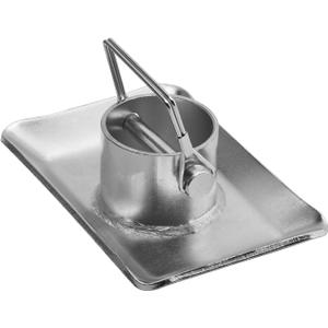 Rockane Trailer Jack Foot Plate 5000lbs Capacity with Pin Base for Boat Hitch Camper,A-Frame Boat, RV - Removable Trailer Foot Plate