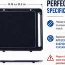 DG61-00570A Range Oven Bottom Liner, Cavity Floor Coating,Covers the Bottom of the Oven For Samsung Gas Range Oven Bottom Plate, Replace Part Number 3447546 PS4240944 EAP4240944