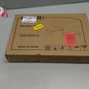 TEAMIX Monitor Riser  2 Pack, Rustic Brown Wood Adjustable Stand for 2 Monitors/Laptop/PC