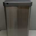 EKO Mirage-T 50 Liter / 13.2 Gallon Touchless Rectangular Motion Sensor Trash Can, Brushed Stainless Steel Finish