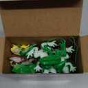 25 Pcs Jumping Frogs Bulk Fun Bouncing Frog Toys for Birthday Gifts Decorations Passover Party Favors Rainforest Animals Decor, Assorted Colors