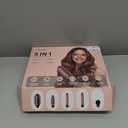 5-in-1 Hot Air Styler Wrap, High-Speed Hair Dryer Brush Blow Dryer with 2 Auto Wrap Curlers for Curling, Straightening, Volumizing, Fast Drying & Frizz-Free Styling for All Hair Types