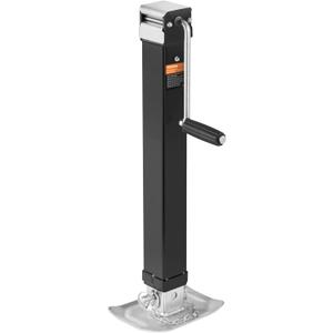 VEVOR 8000lbs Heavy-Duty Square Direct Weld on RV Jack, 15-1/4 Inches Lift, Adjustable Drop Leg, for Lifting RV, Horse, Utility, Yacht Trailers, TJD-7000S