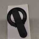 GripMate 2nd Magnetic Phone Ring Holder for MagSafe, Removable Finger Loop Phone Ring Grip, Two-Sided Magnet, Vertical & Horizontal Kickstand, Compatible with iPhone 17 Pro Max 16 15 14 13 12 (Balck)