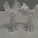 2 Pack Solar Angel Lights Outdoor, Solar Powered Color Changing Garden Stake Lights, Waterproof Memorial Decorative Lights for Cemetery Grave Yard Patio