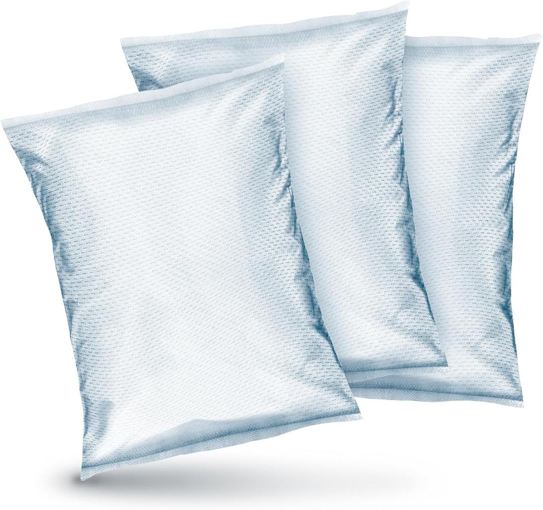 HUMYDRY Moisture Absorber Refills for 35.3 Oz Dehumidifier Device, Pack of 3 Unscented Humidity Absorber Bags, Non Electric Refill Pouches For Basements Garages Offices RVs and Large Enclosed Spaces