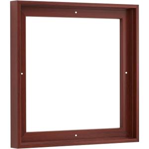 Pixy Canvas Floater Frame 12x12 for 3/4 (0.75) inch Deep Canvas Paintings/Canvas Prints/Wood Canvas Panels/Wall Art/Wall Decor/Home Decor/Artwork (Red Cherry, 12 x 12 inch, Square)