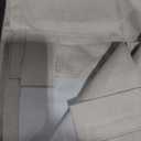 LAMIT Full Blackout Window Linen Curtains for Bedroom, 54 Inches Thermal Window Curtains Back Tab and Rod Pocket Privacy Protected Burlap Panels with White Liner, 2 Panels, 52 x 54 Inch, Stone