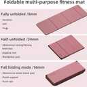Foldable Yoga Mat Thick 0.32"(8mm)