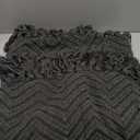 BATTILO HOME Dark Grey Throw Blanket for Couch, Knit Charcoal Throw Blanket Versatile for Chair, 50 x 60 Inch - Super Soft Warm Grey Blanket with Tassels for Bed, Sofa and Living Room