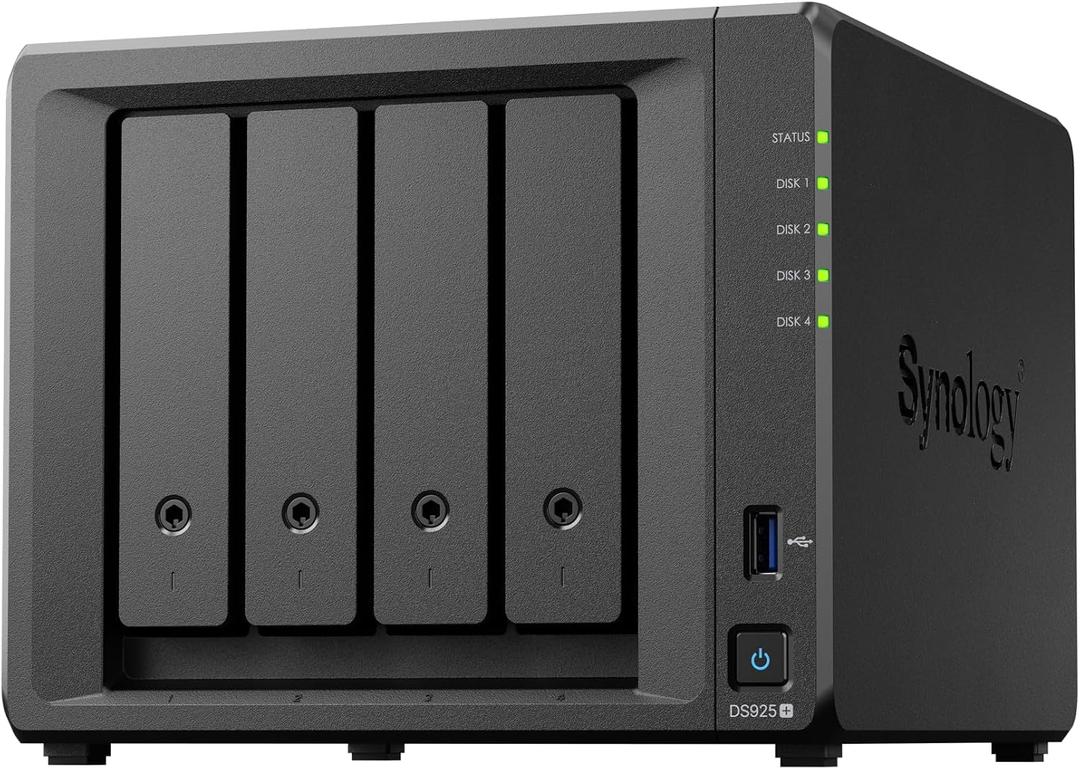 Synology 4-Bay DiskStation DS925+ (Diskless), 166 Mm X 199 Mm X 223 Mm