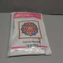 DMCVIVR Stamped Cross Stitch Kits for Adults Beginners Embroidery Kits 11CT Needlepoint Kits Cross Stitch Patterns Embroidery Patterns-Colorful Mandala 18x18 inc (Handicrafts40)