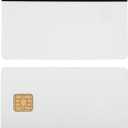 Bodno J2A040 Chip Java Jcop Cards W/Hico 2 Track Mag Stripe Jcop21-36K - 10 Pack White with Black Mag