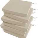 Amazon.com: Summsun Outdoor Chair Cushions Set of 6: Water Resistant Seat Cushion for Patio Furniture - 18.5L x 16W x 2H Inch Chair Pads with Ties and Hidden Zipper - Patio Chair Cushion Replacement, Beige : Baby