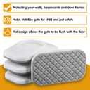 Dreyoo Baby Gate Extender Extension, 4 Pack Pet Gate Threaded Spindle Rods M8 (8MM) Accessory Screw Bolts, Replacement Hardware Parts for Pressure Mounted Baby Gate (Protector Style)