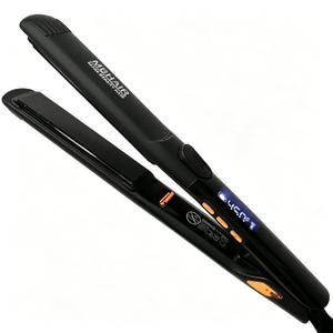 MBHAIR Flat Iron Hair Straightener Curler 2 in 1,Ceramic 1 Instant Heat up | Negative ions reduce frizz for silky shiny hair,15 heat settings up to 450F,auto shut off,silicone mat,dual voltage support