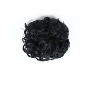 Women Daily Party Large Comb Clip In Curly Hair Extension Synthetic Hair Pieces Chignon Cover Hairpiece Hair Bun Q8 1B