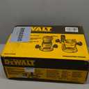 DEWALT Router, Fixed and Plunge Base Kit, Soft Start, 12-Amp, 24,000 RPM, Variable Speed Trigger, Corded (DW618PKB)