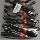 20 PCS 4.5" Heavy Duty Plastic Spring Clamps, Black Spring Clips for Backdrops, Craft Projects, Woodworking, Photography and Display Stands