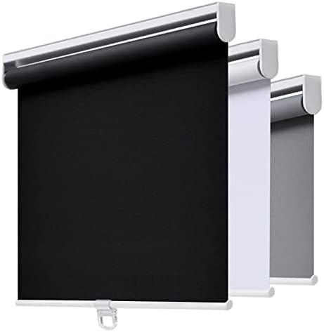 Amazon.com: AOSKY Cordless Roller Shades Blackout Blinds for Windows Room Darkening Rolled Up Shades with Spring System, UV Protection Window Shades Door Blinds for Home and Office (35.5" W x 72" H, Black) : Home & Kitchen