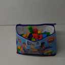 MEGA BLOKS First Builders Toddler Blocks Toys Set, Deluxe Building Bag with 150 Pieces and Storage, Creative Open-Ended Play, Blue, Ages 1+ Years