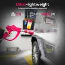 REALYOU Foam Cannon Pro, Foam Cannon for Pressure Washer with 1/4'' Quick Connector, Soap Cannon with Adjustable Nozzle, Fits Most Car Washing Accessories-Pink