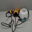 Paint Sprayer, 700W HVLP Spray Gun with Cleaning & Blowing Joints, 4 Nozzles and 3 Patterns, Easy to Clean, for Furniture, Cabinets, Fence, Walls, Door, Garden Chairs etc. VF803 (Yellow)