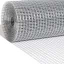 1/2 inch Hardware Cloth 24 inch x 50 Foot 19 Gauge - Hot Dipped Galvanized After Welding - Chicken Wire Mesh Roll Welded Wire Fencing Garden Fencing Gopher Guard