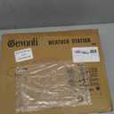 SA8 Home Weather Station with Rain Gauge and Wind Speed, Weather Stations Wireless Indoor Outdoor with Rain Gauge Outdoor, Forecast, Temperature, Humidity, Moon Phase, Alarm Clock(No WiFi)