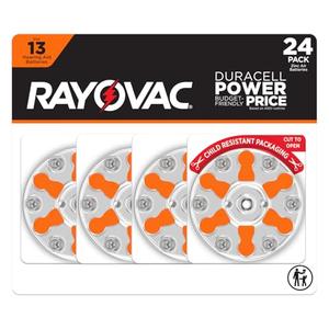 Rayovac Size 13 Hearing Aid Batteries (48 Pack), Size 13 Batteries Rayovac Size 13 Hearing Aid Batteries (48 Pack), Size 13 Batteries
