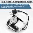 S99080166 BP28 Bathroom Vent Bath Fan Motor Kit Replacement YJF6178 Fit for Bro-an Nu-Tone 655 679 657 658 85n2 Exhaust Fan Motor 70cfm 1.4 Amp 3000RP 120V CCW - 1 Year Free Replacement by Fetechmate