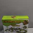 Dinosaur Toys,Create A Dinosaur World Road Race,Flexible Track Playset and 2 pcs Cool Dinosaur car for 3 4 5 6 Year & Up Old boy Girls Best Gift (Green)