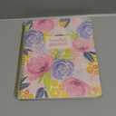 bloom daily planners Undated Academic Year Teacher Planner & Calendar - 7 Period Lesson Plan Organizer Book with Frosted Cover (9" x 11") (Watercolor Floral)