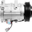 cciyu 10S20C Air Conditioning Compressor for H-onda Odyssey Pilot Ridgeline for A-cura MDX 3.5L 2003 2004 2005 2006 2007 2008 6 Grooves Replaces