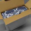 Sealy Wearable Heated Throw Blanket, Flannel & Sherpa Electric Throw Shawl Poncho with Hoodie & Pocket, 6 Heating Levels & 2-10 Hours Auto Shut Off, Machine Washable, 50x60 Inch, Navy